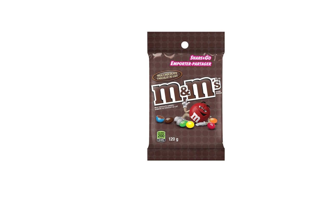M&M'S BAG MILK CHOCOLATE (120 G)