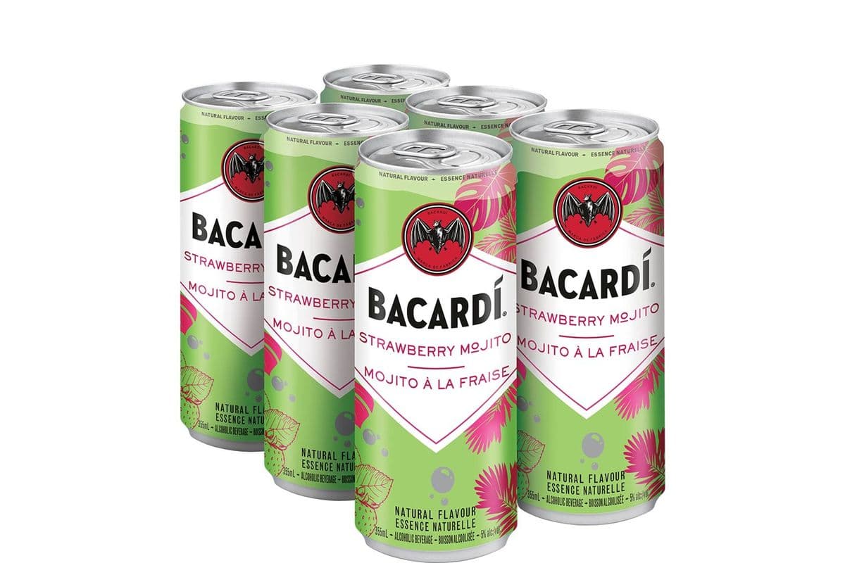 Bacardi Strawberry Mojito (6 x 355ml)
