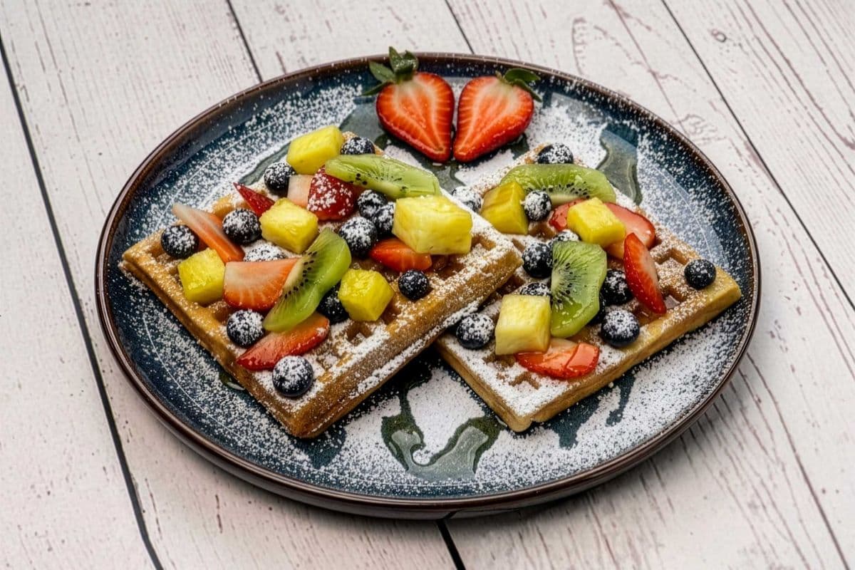 Maple Fruit Waffle