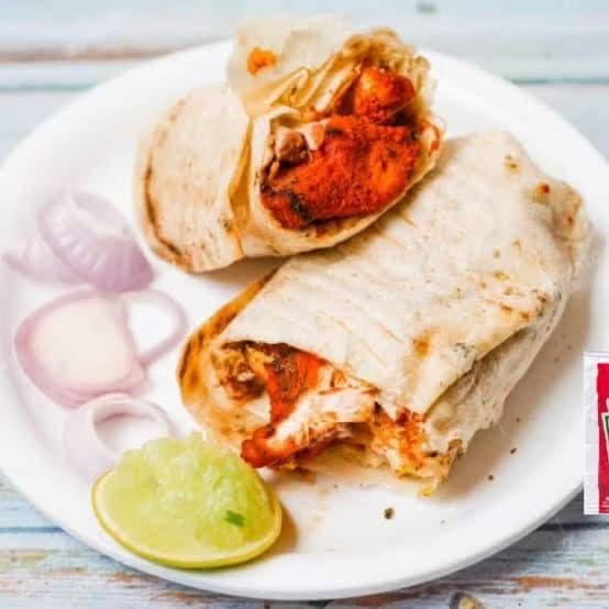 Chicken 65 wrap