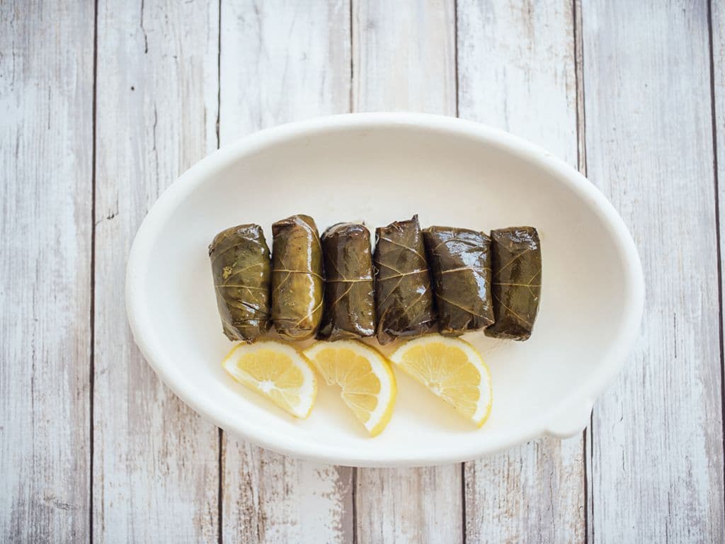 Six Pieces Dolmades