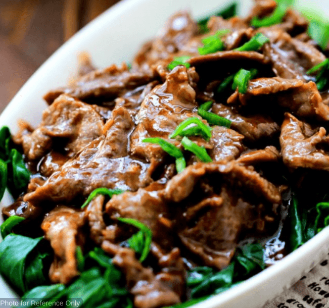 Beef with Chinese Greens