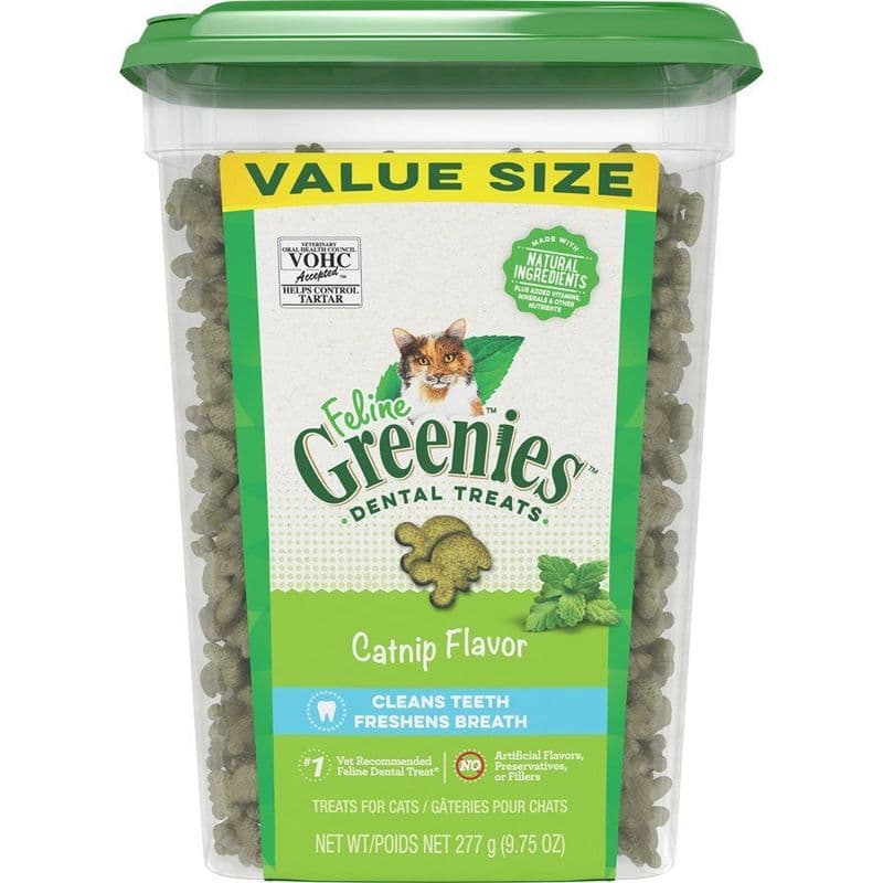 Greenies Feline Catnip Complete Dental Cat Treat 9.75 oz