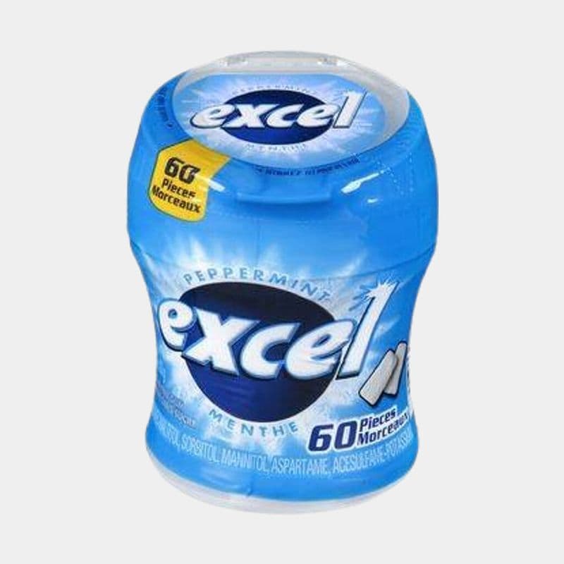 Wrigley's Excel Peppermint Gum (60 Units)