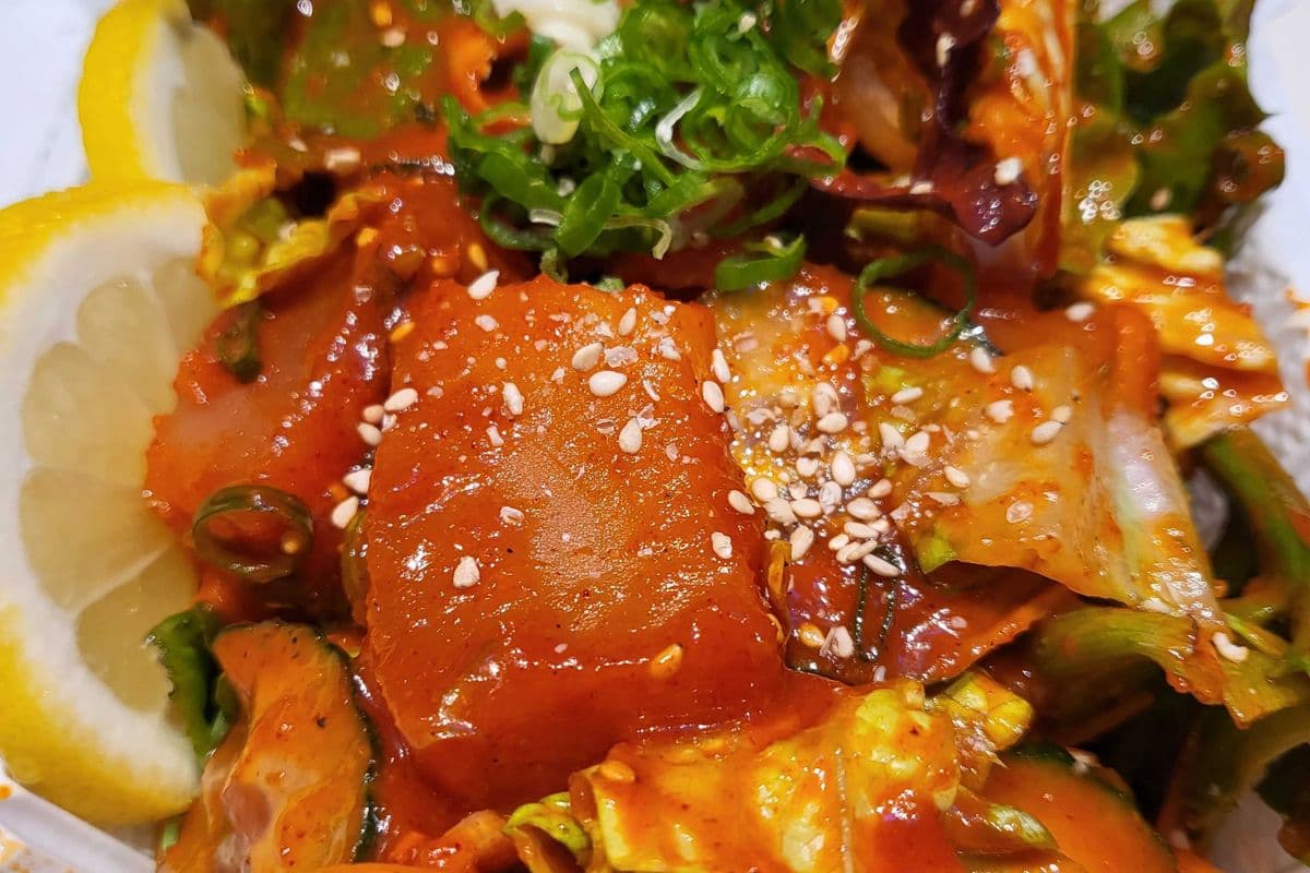 Spicy Sashimi Salad