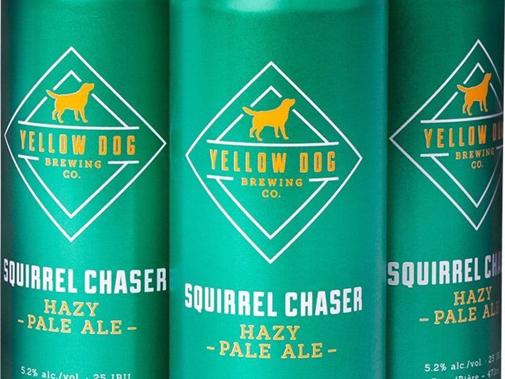 Yellow Dog Squirrel Chaser Hazy Pale Ale Cans (473 ml x 4 ct)