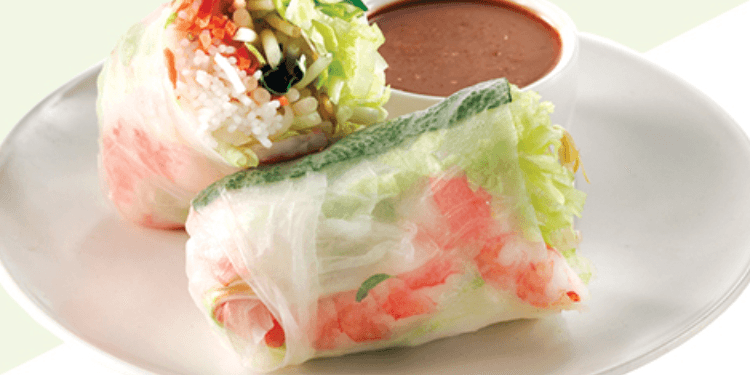 Fresh Shrimp Roll & Bottled Drink Combo