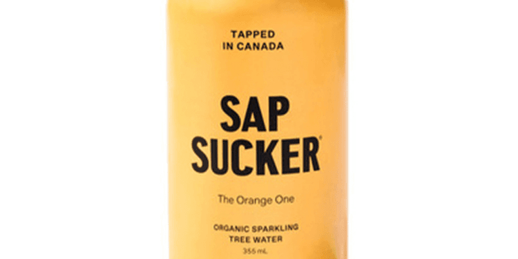 Orange Sapsucker Sparkling Tree Water