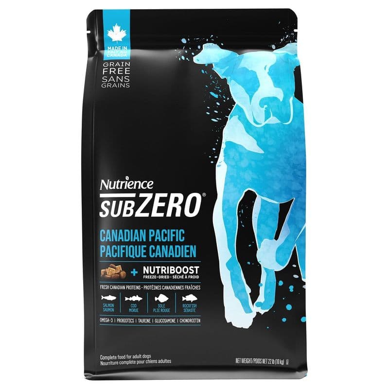 Nutrience Grain Free Subzero for Dogs - Canadian Pacific - 10 kg (22 lbs)