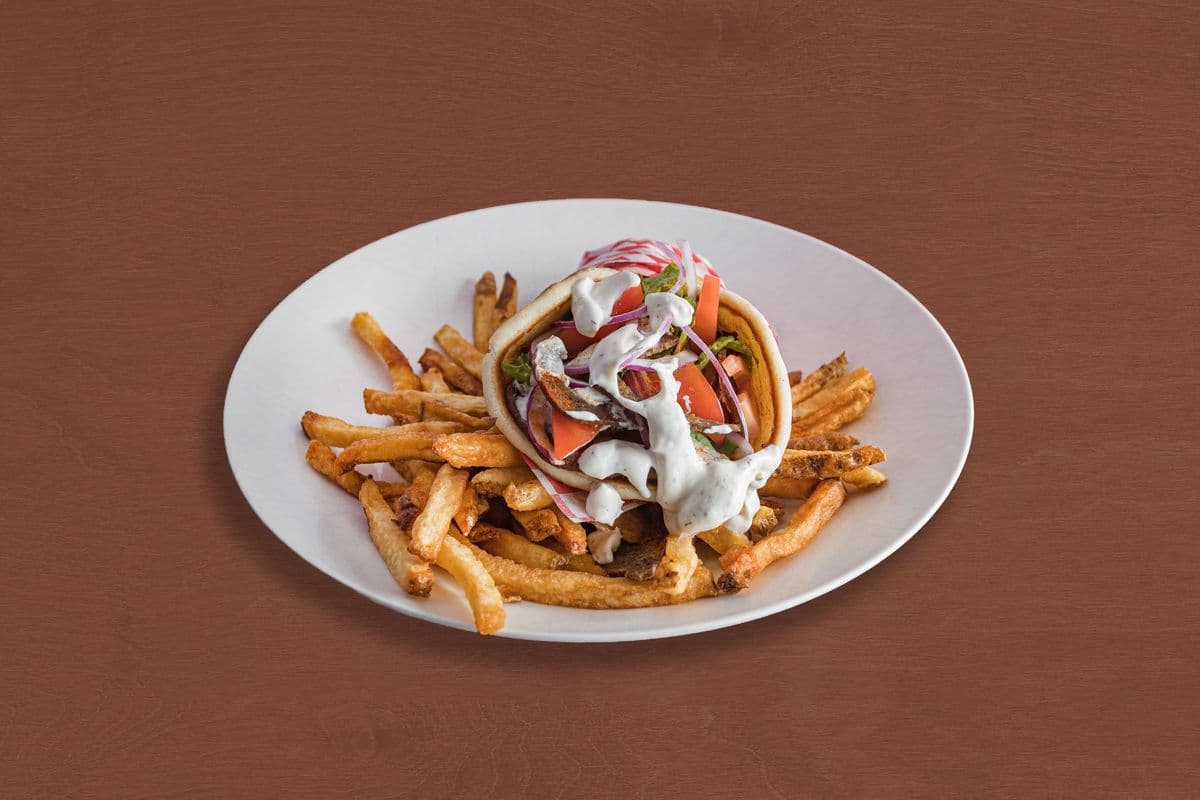 Greek Souvlaki In A Pita