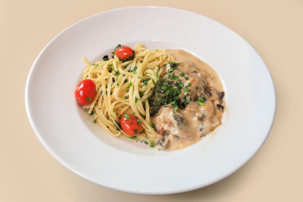 Veau marsala chaud (pour 1) / Hot Veal Marsala (For 1)