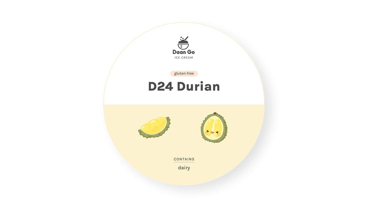 Premium D24 Durian Ice Cream