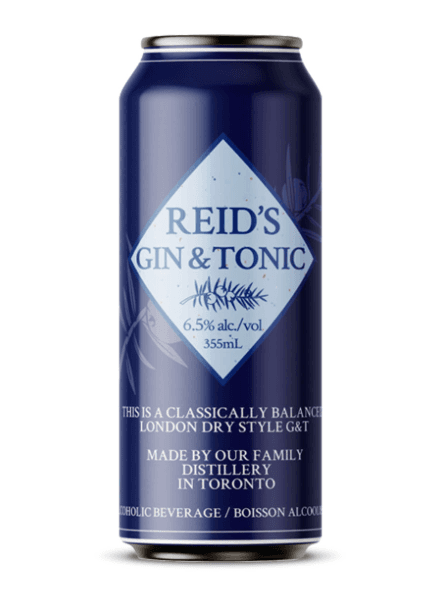 Reid's Gin & Tonic, 355mL