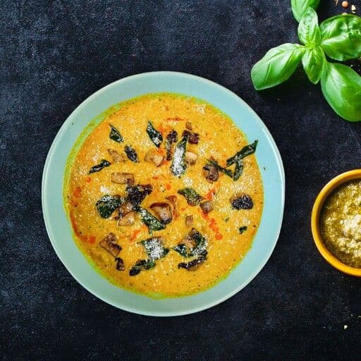 Lunch - Coconut Mushroom Curry (Thali/Combo)