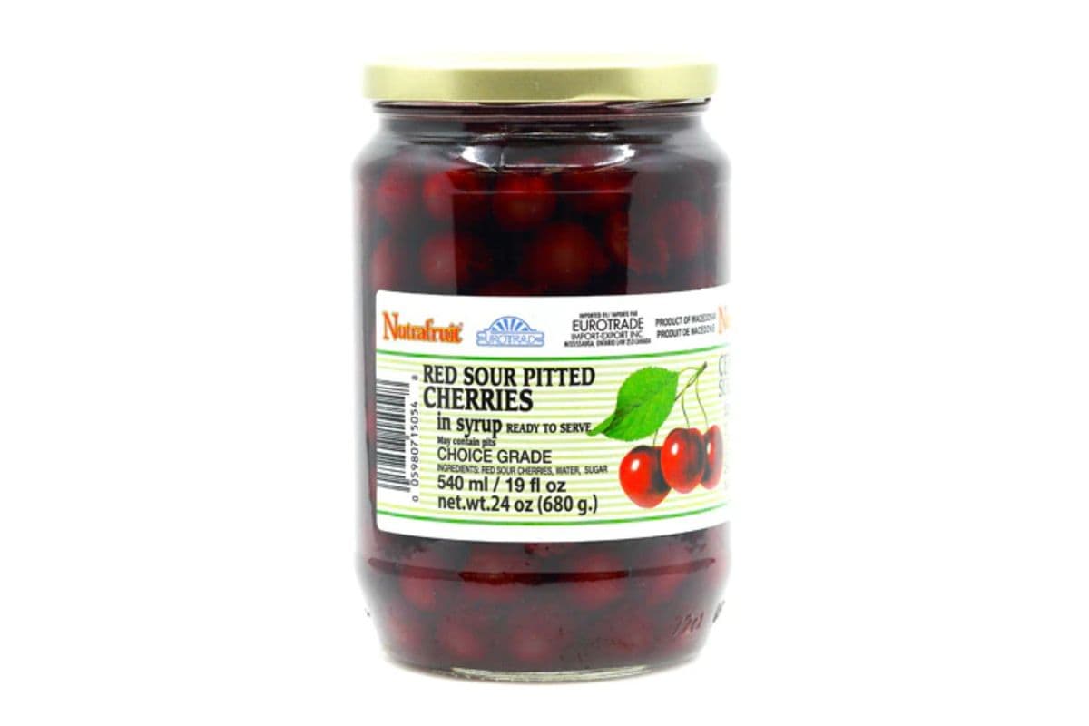 Nutrafruit Pitted Red Sour Cherries (540ml)