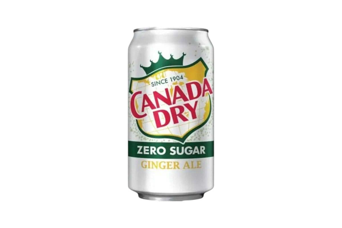 Canada Dry Zero Sugar Ginger Ale Soda (355ml)