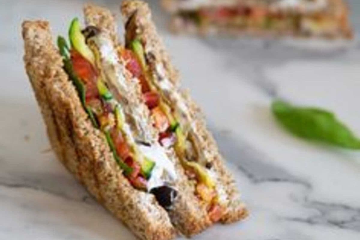 Veggie Club Sandwich
