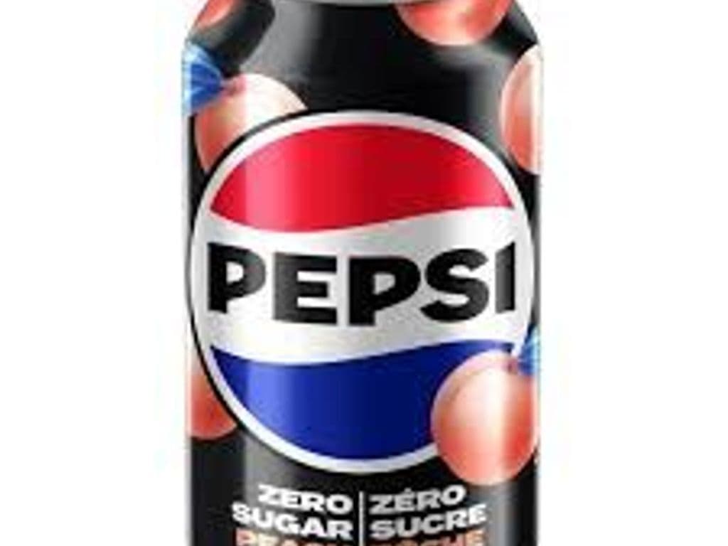 PEPSI SODA ZERO SUGAR CAN'S (355ML) - Peach
