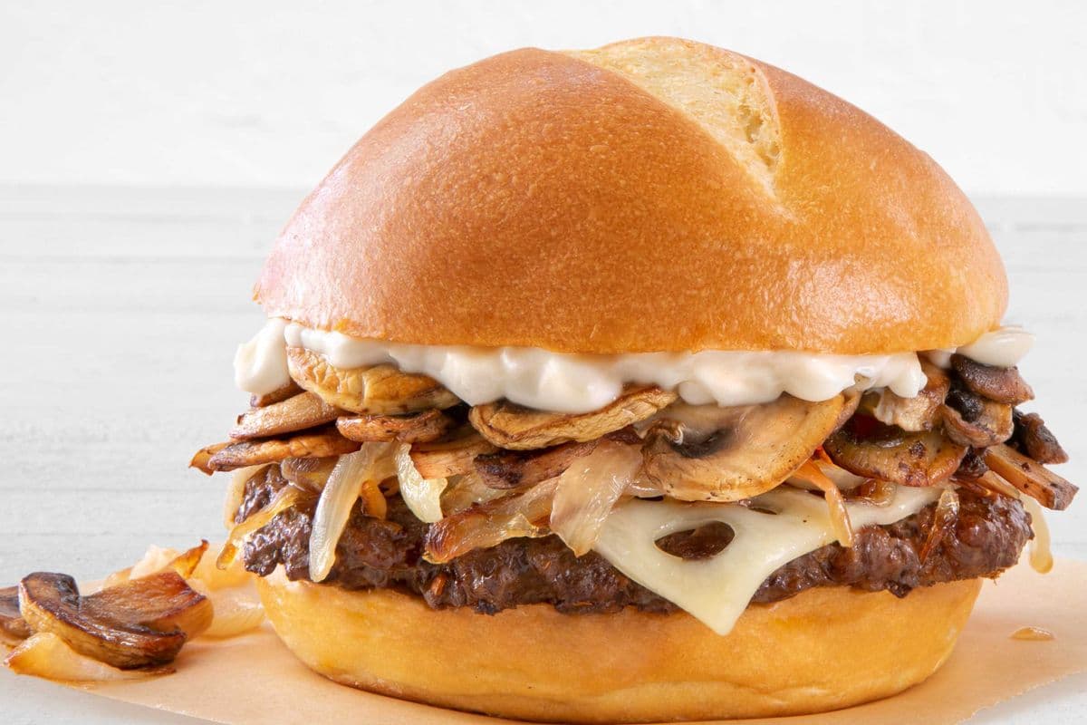 Mushroom Swiss Burger