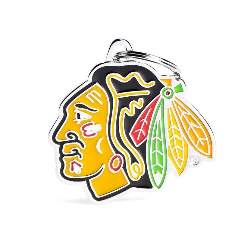 MyFamily NHL Chicago Black Hawks ID Tag
