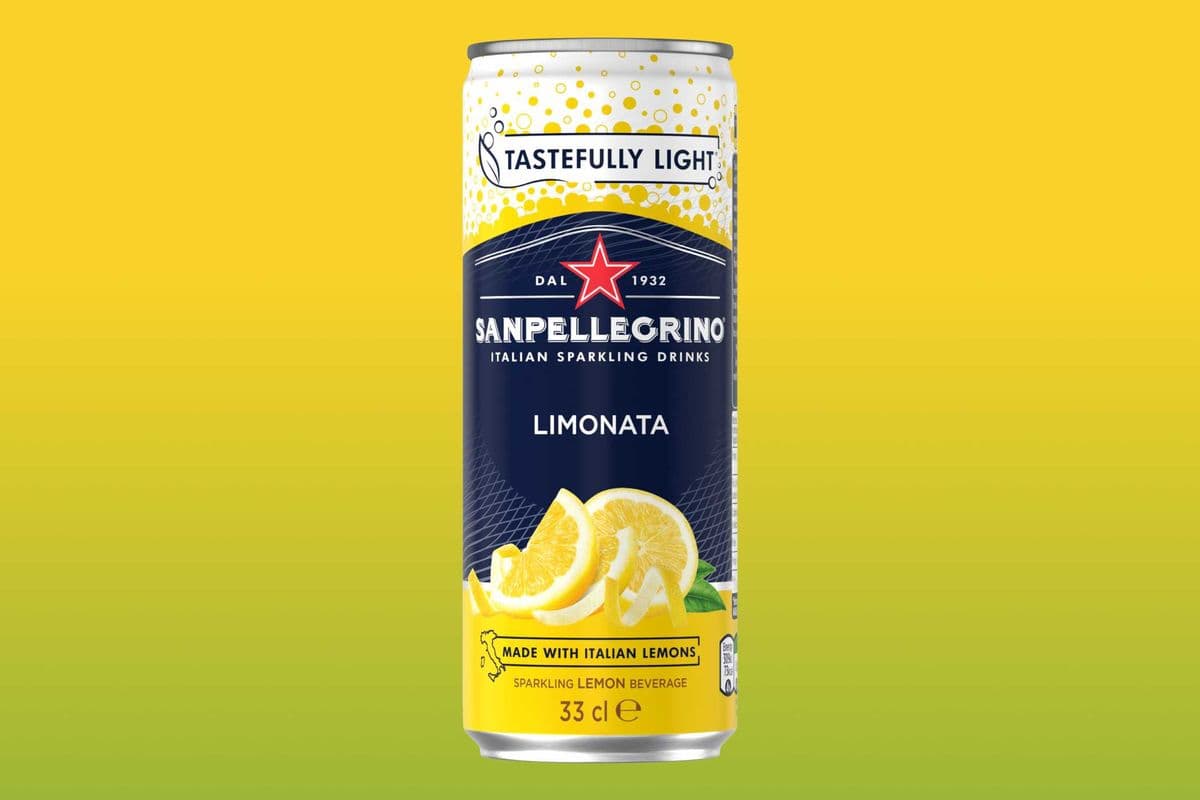 San Pellegrino Limonata Carbonated Beverage (330 ml Can) (120 Cal)