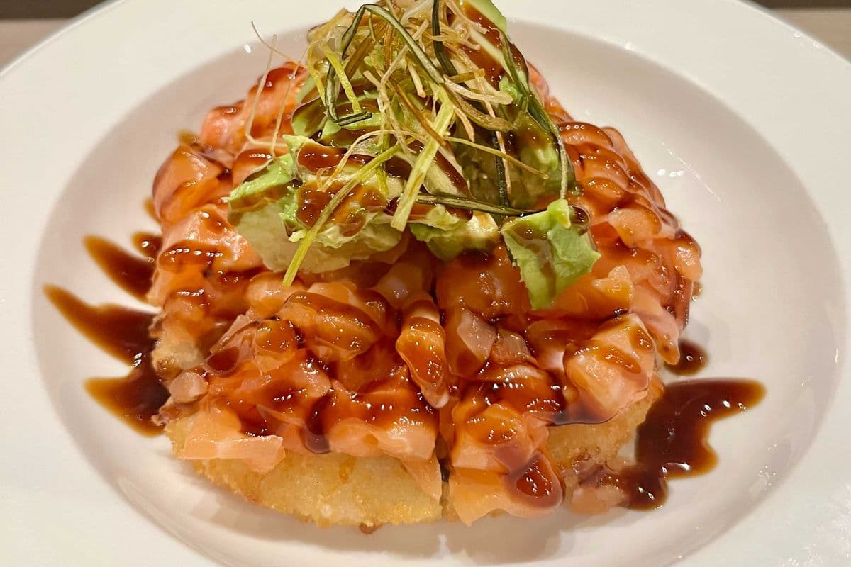 Salmon Sushi Pizza