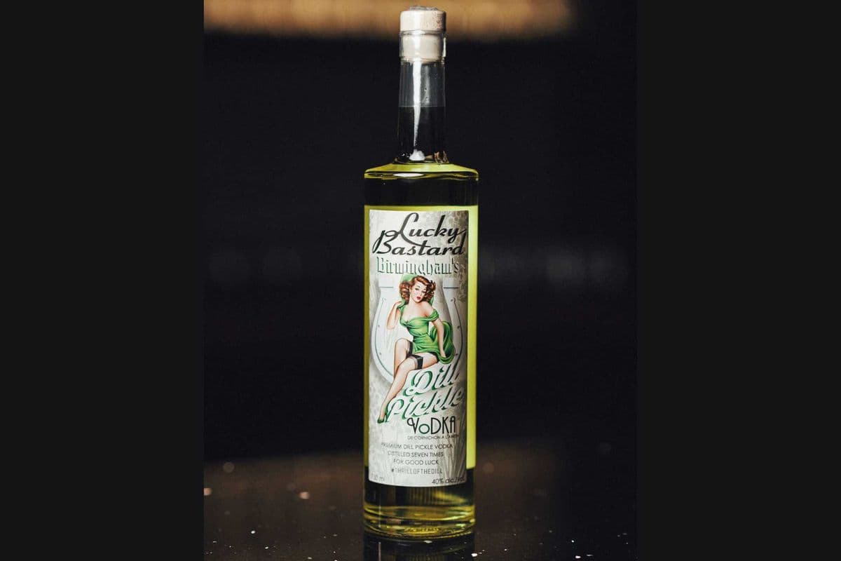 Lucky Bastard Dill Pickle Vodka 750ML (1 x 750 ml)