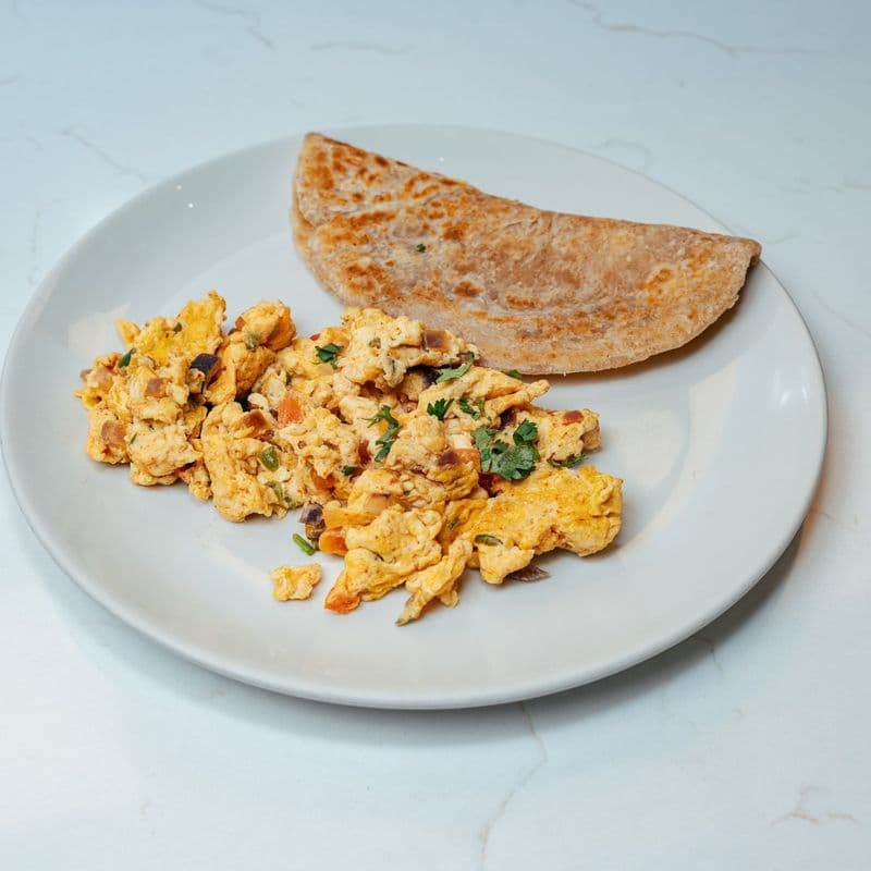 Egg Bhurji Paratha