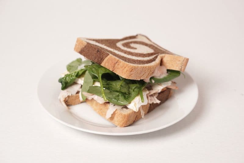 Turkey Brie and Cranberry Sandwich