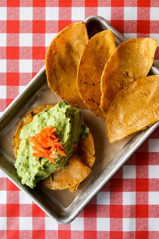 GUACAMOLE AND CHIPS