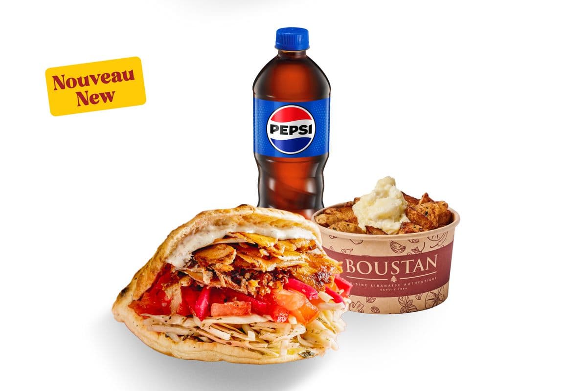 Combo Oven-Baked Chicken Pita