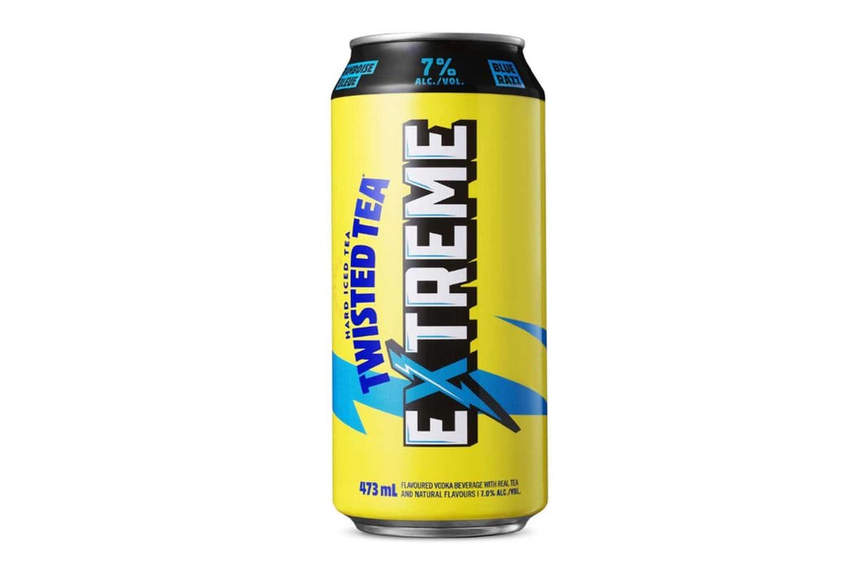 TWISTED TEA EXTREME BLUE RAZZ (1 x 473 ML)