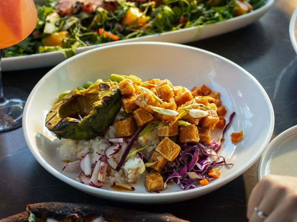 Miso Glazed Tofu Bowl