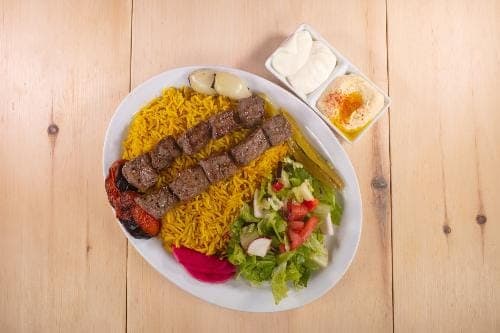 1 Skewer Kabab Tenderloin Plate