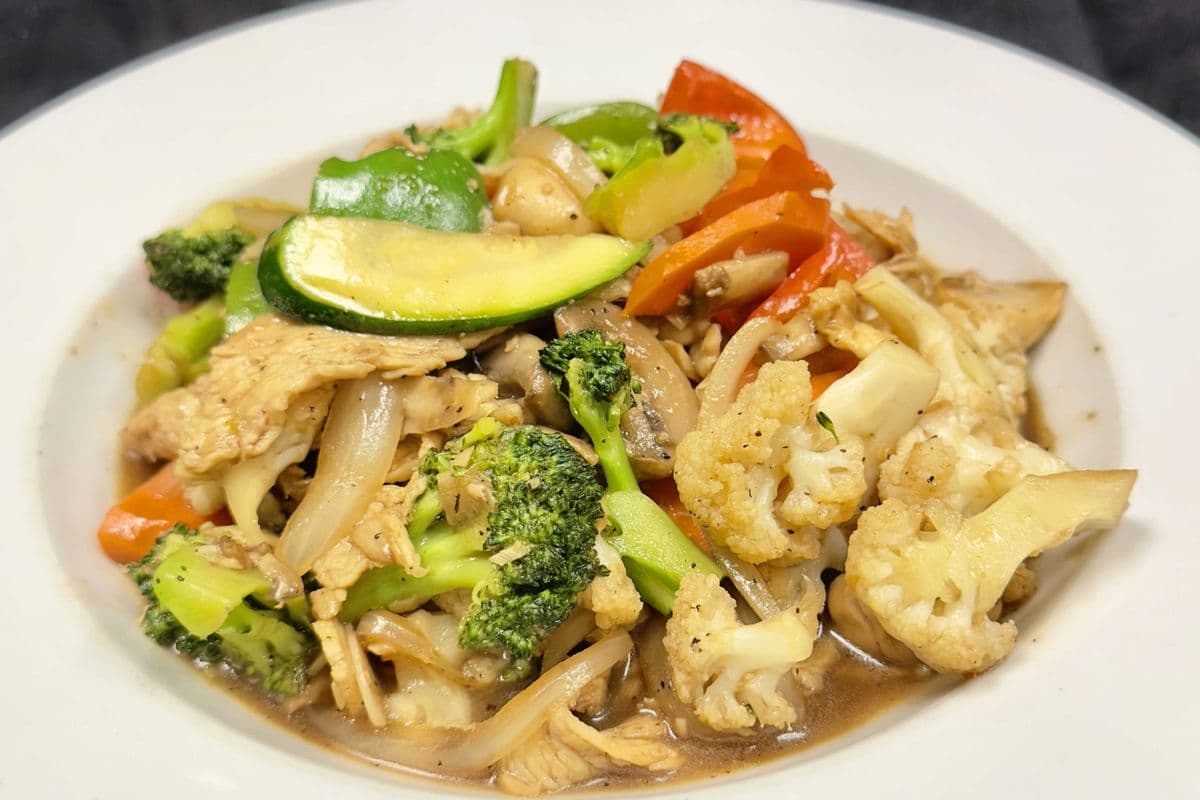 Poulet à l'ail et au poivre