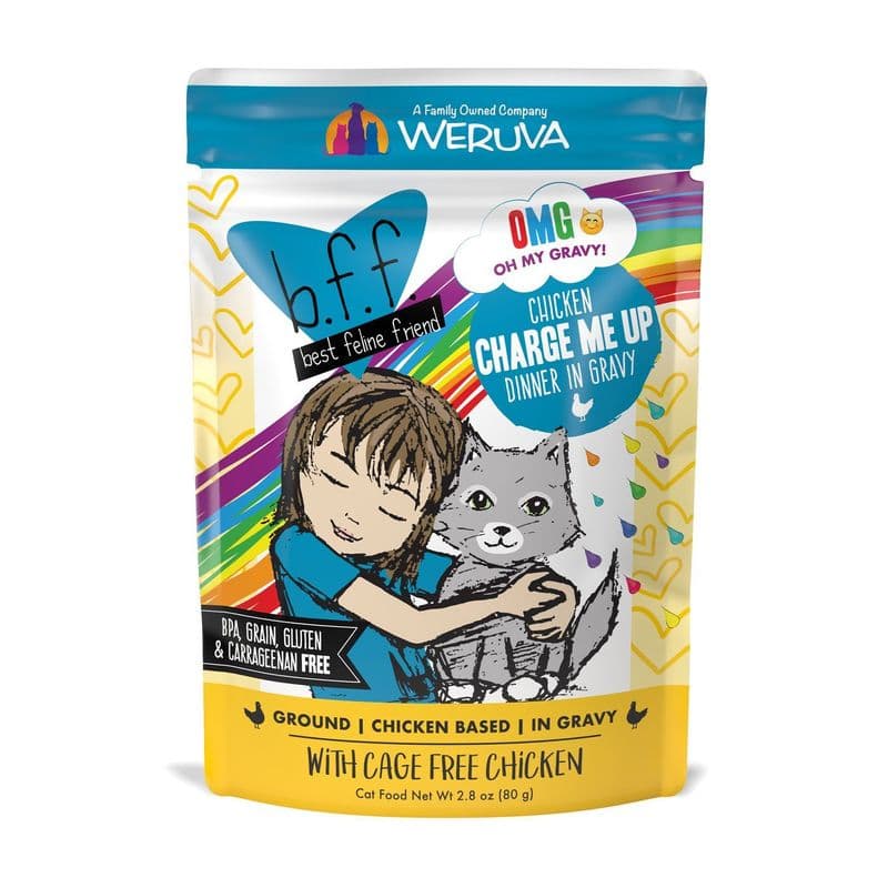 Weruva BFF OMG Chicken Charge Me Up 2.8oz Pouch