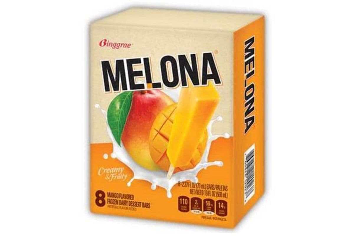 Melona · Mango Flavoured Ice-Lolly(8 x 70ml)
