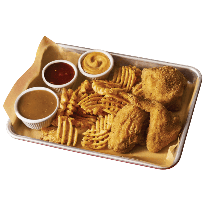 Repas poulet frit trois morceaux / Three pieces meal