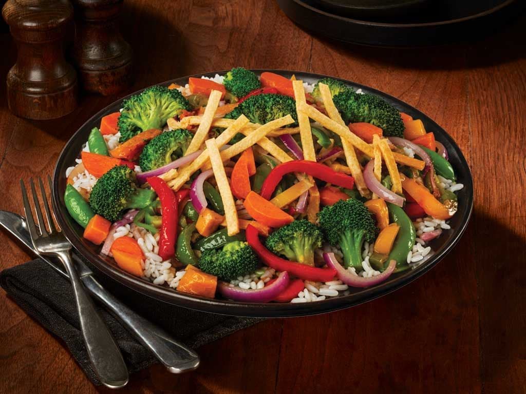 Vegetable Teriyaki Stir Fry Bowl