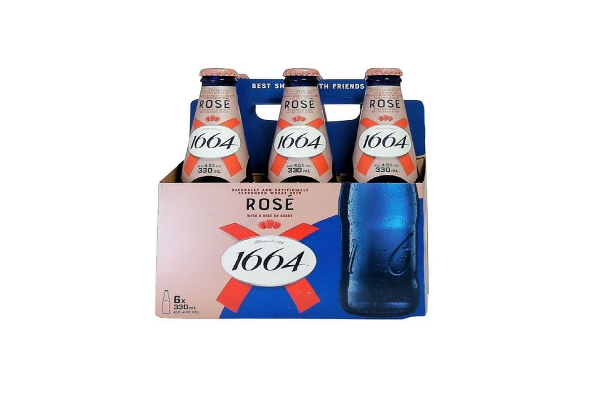 105669. KRONENBOURG 1664 ROSE (6 x 330ML (BOTTLES))
