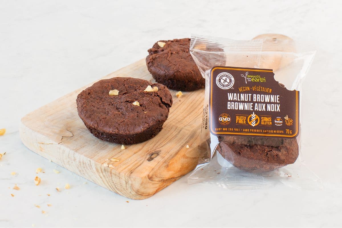 Gluten-Friendly Vegan Walnut Brownie