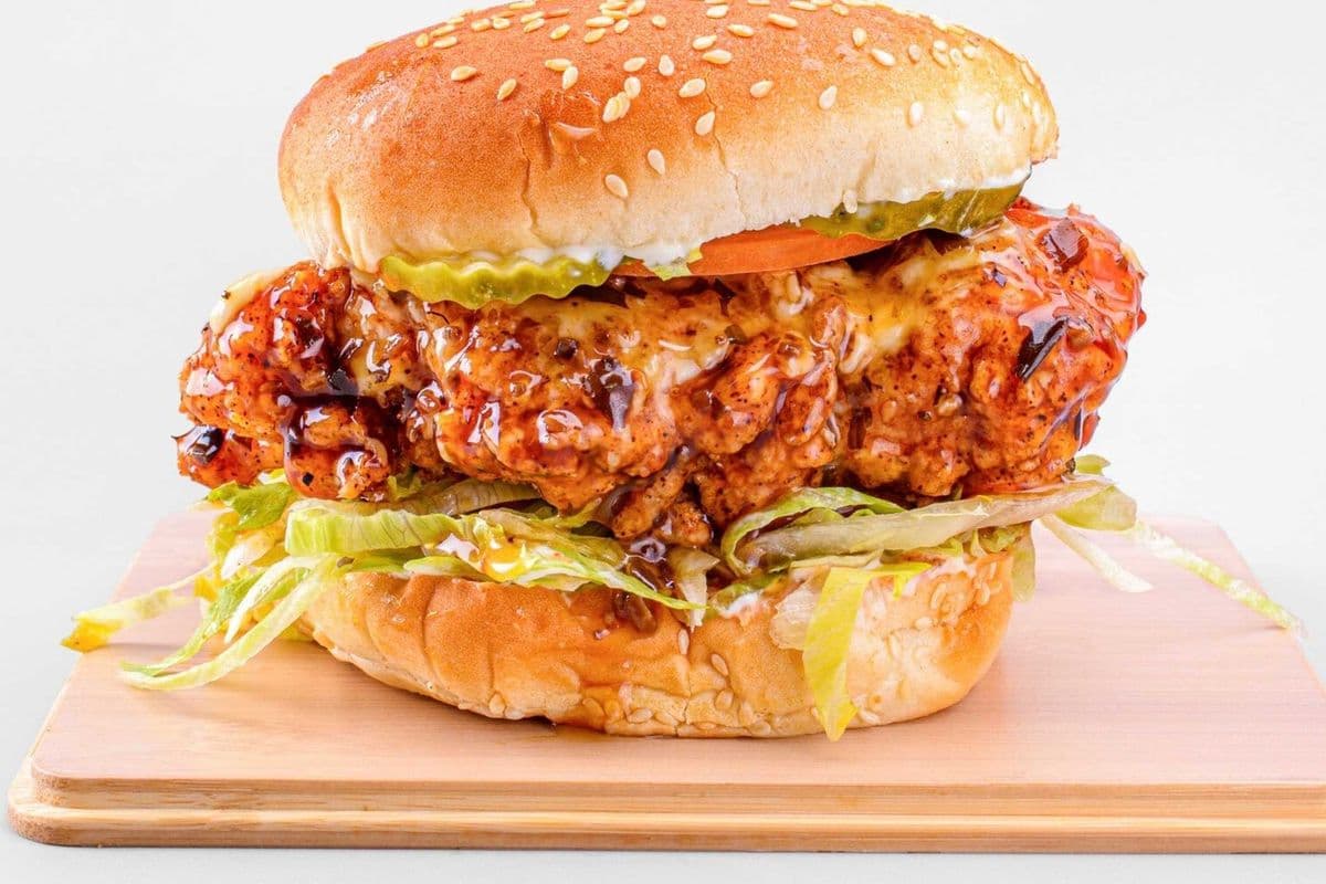 Korean Chicken Burger