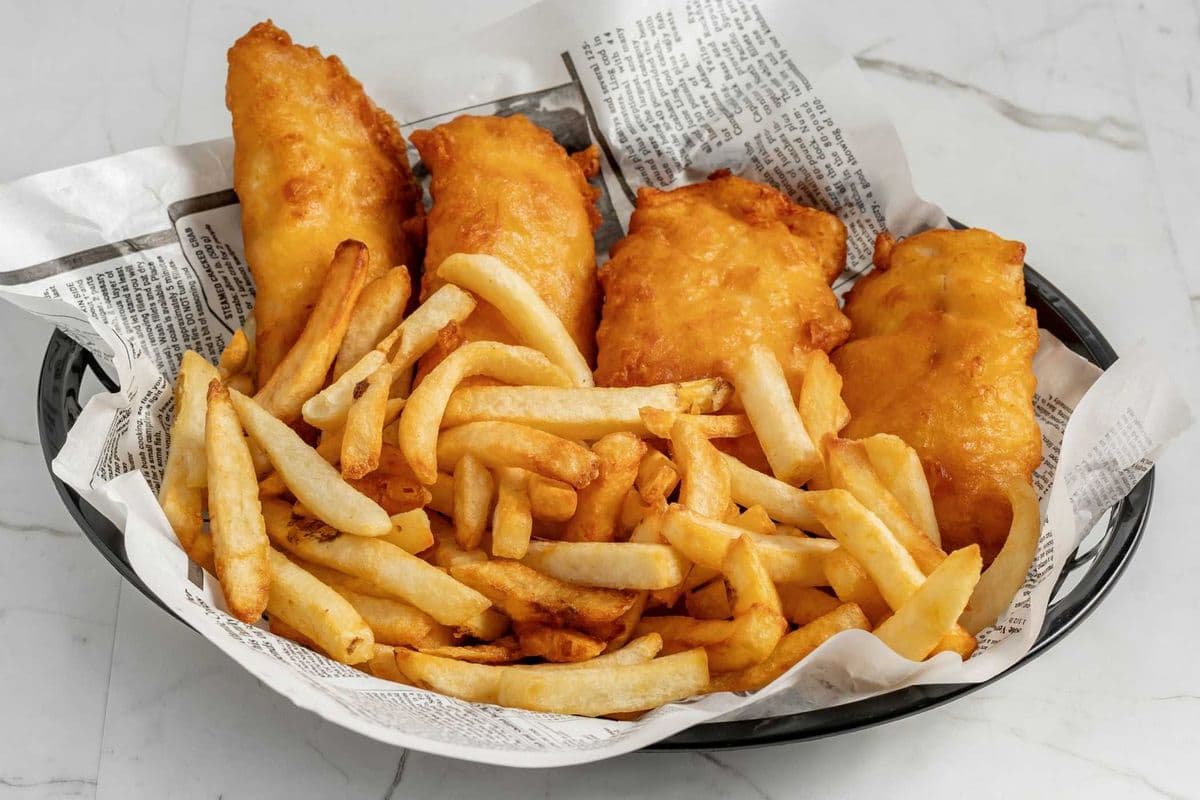 Fish and Chips (4 pcs)