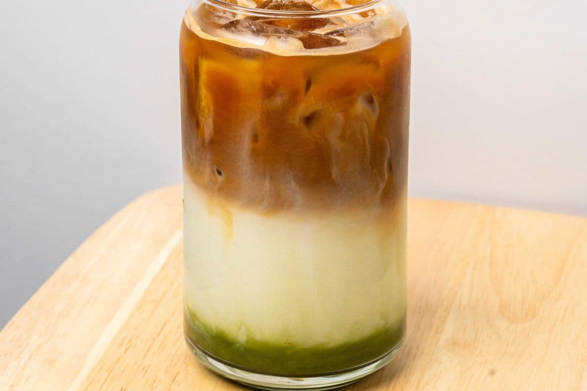 Iced Pandan Coffee