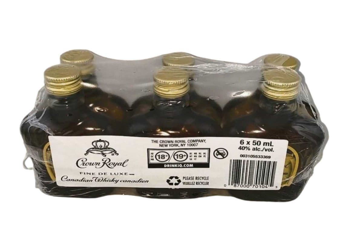 CROWN ROYAL CANADIAN WHISKY (6 x 50ML)