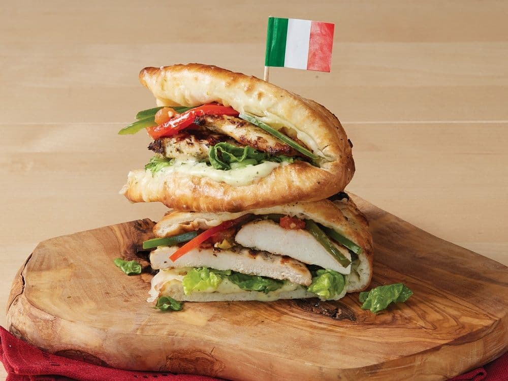 Grilled Chicken Stromboli-wich