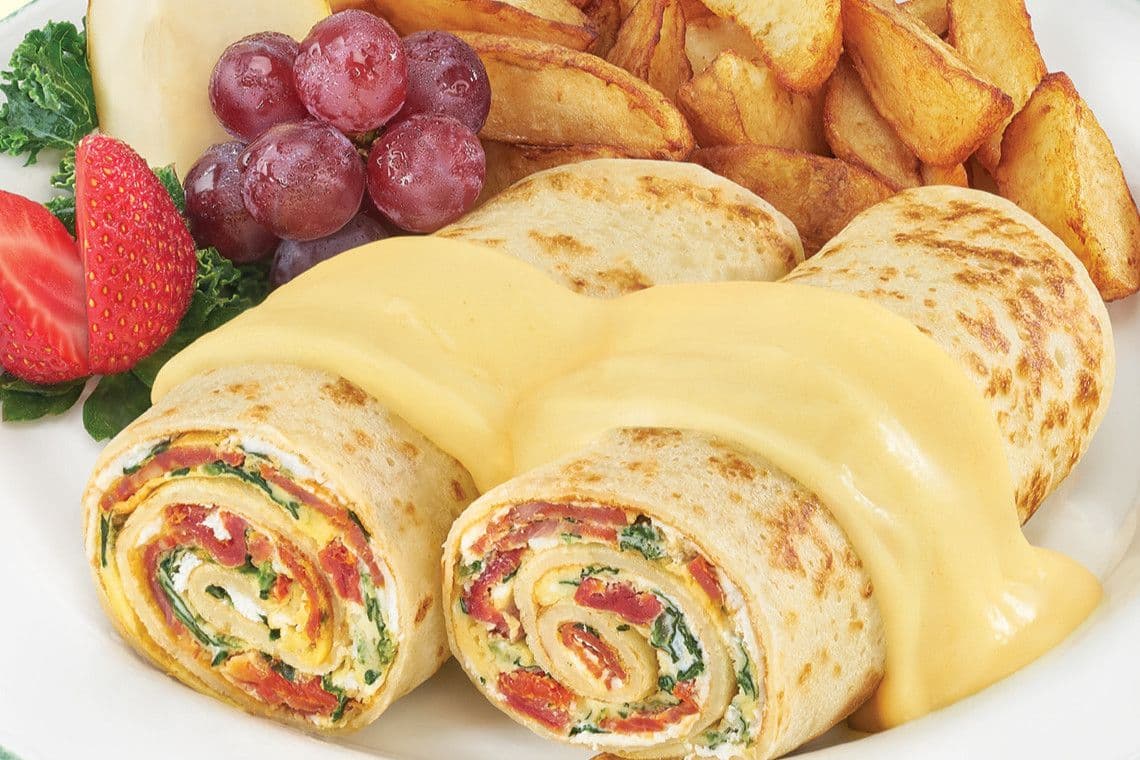 Crêpomelette Chorizo-chèvre