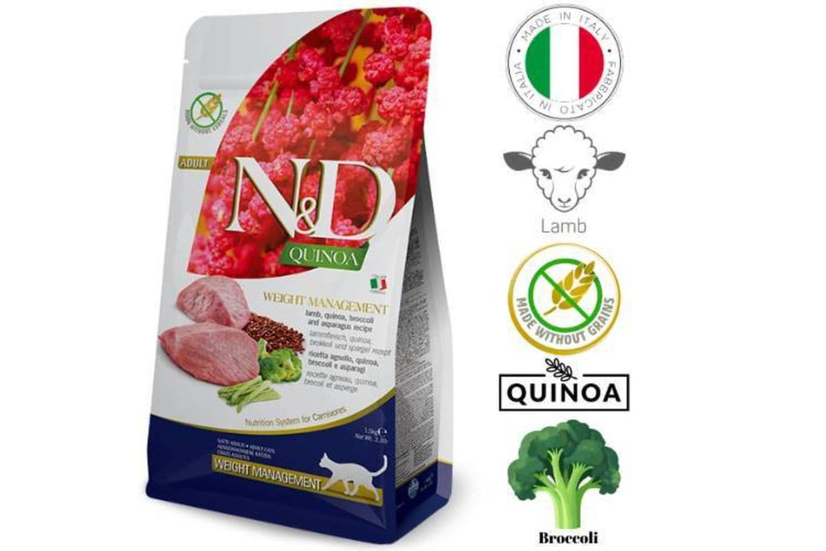 Farmina - Weight Management Lamb & Quinoa Dry Cat Food - (3.3 lbs)