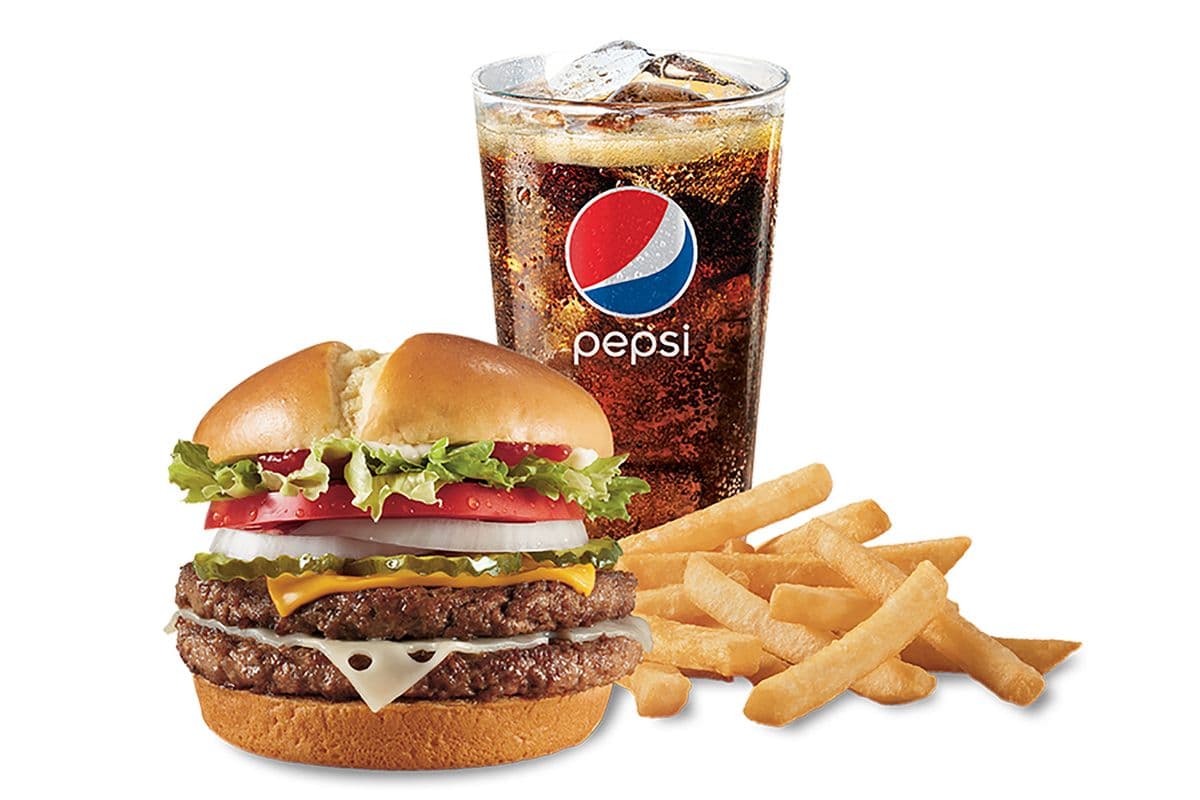 Cheese GrillBurger™ (1/2 lb) Combo