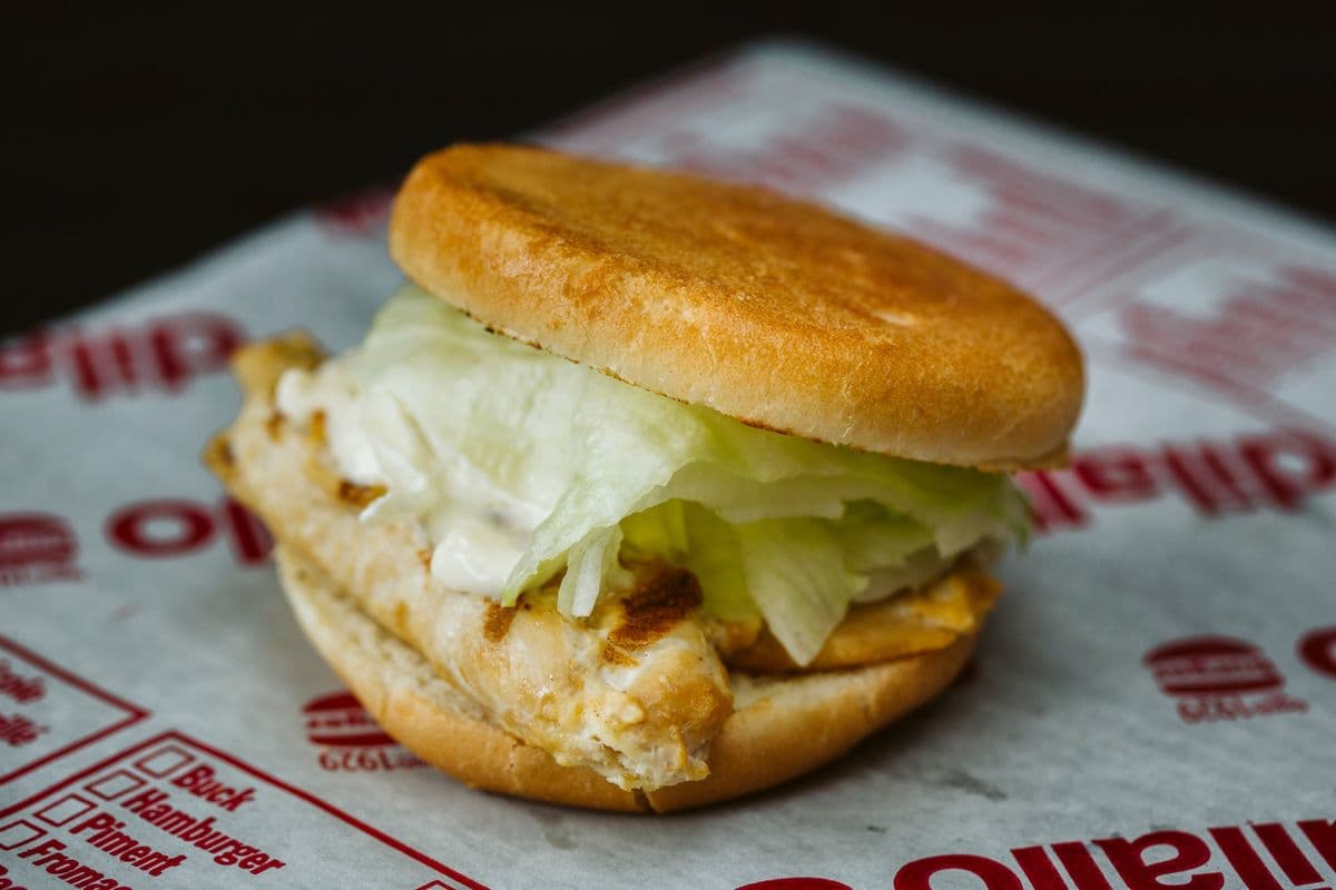 Burger poulet grillé / Grilled Chicken Burger
